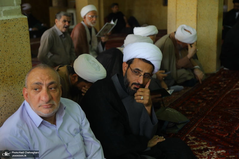 مراسم تشییع همسر مرحوم آیت الله راستی کاشانی (ره)