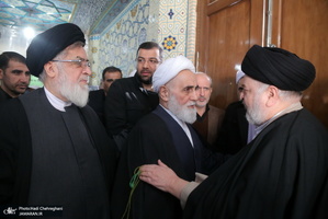 مراسم تشییع و خاکسپاری آیت الله سید هاشم رسولی محلاتی(ره) در قم