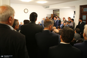 دیدار نوروزی سیاسیون با حسن روحانی