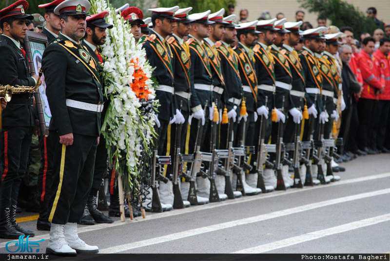 تشییع پیکر مطهر شهید سید نور خدا موسوی 