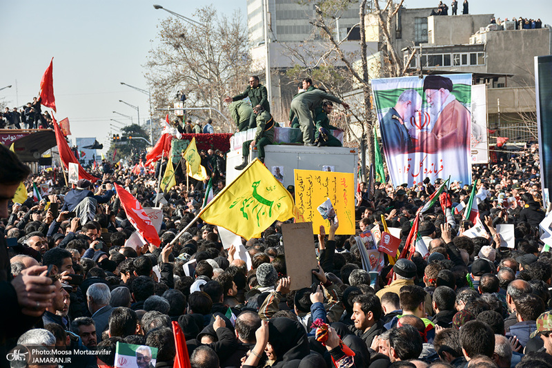  حضور میلیون ها تهرانی در تشییع پیکر مطهر سردار قاسم سلیمانی - 10 