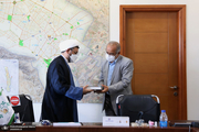 دیدار سرپرست موسسه تنظیم و نشر آثار امام خمینی(س) با رئیس شورای اسلامی شهر مشهد 