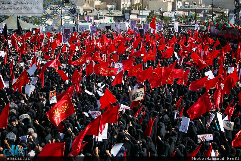 وداع باشکوه مردم تهران با شهید محسن حججی