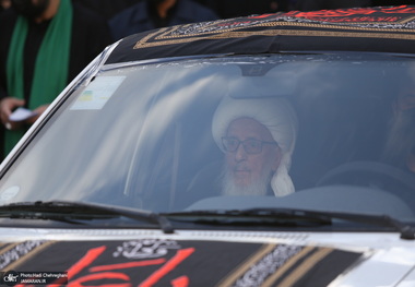 مراسم عزاداری شهادت حضرت امام علی(ع) با حضور آیت الله العظمی وحید خراسانی