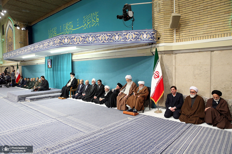 دیدار مسئولان نظام با رهبر معظم انقلاب