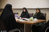 زهرا بهروزآذر معاون رئیس‌جمهور با دکتر فاطمه طباطبایی دیدار کرد (3)