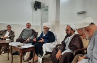 دیدار اعضای شورای سیاستگذاری همایش وکلای شرعی امام خمینی(س) با آیت‌الله دوستی زنجانی