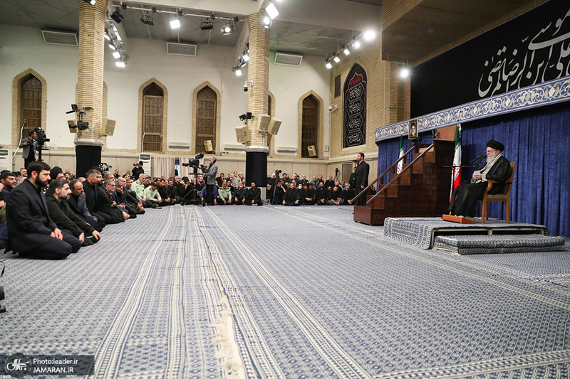 مراسم عزاداری شهادت امام رضا (ع) در حسینیه امام خمینی