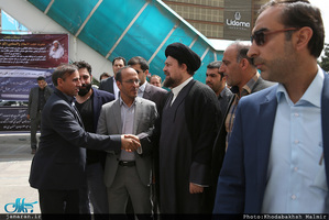 حضور سید حسن خمینی در مراسم ختم حجت الاسلام و المسلمین حمیدزاده 