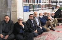 مراسم سوگواری به مناسبت سالروز شهادت حضرت فاطمه زهرا (س) در دفتر آیت الله العظمی صانعی (10)