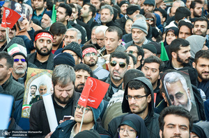  حضور میلیون ها تهرانی در تشییع پیکر مطهر سردار قاسم سلیمانی - 9 