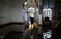 اهالی کوت عبدالله شهرستان کارون غرق در آب  (13)