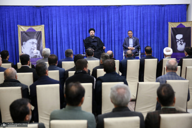 دیدار رئیس سازمان اداری و استخدامی و مدیران نظام اداری کشور با سید حسن خمینی