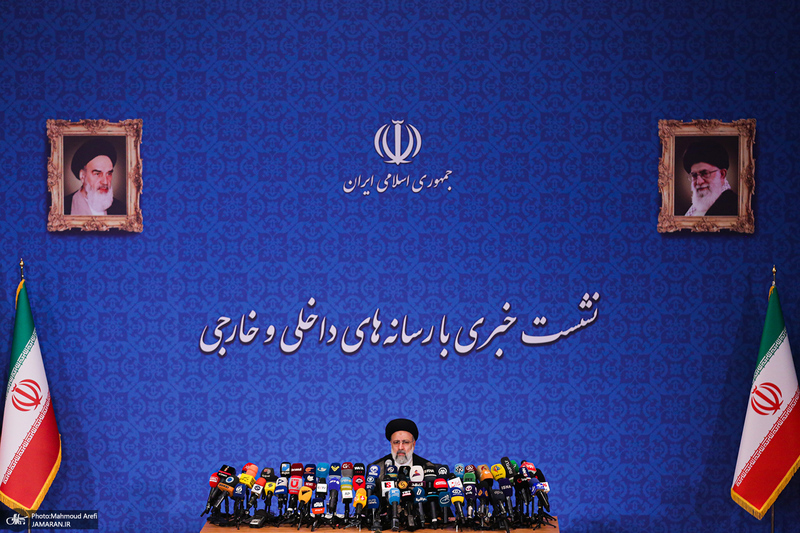 اولین نشست خبری سید ابراهیم رئیسی رئیس‌جمهور منتخب/ ابراهیم رییسی / پرتره ابراهیم رییسی / Mahmoud arefi