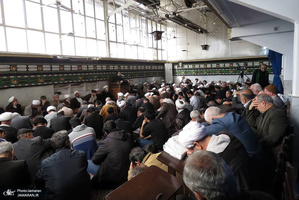 مراسم عزاداری شهادت حضرت امام حسن عسکری(ع) در دفتر آیت الله العظمی صانعی