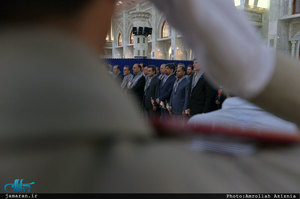 تجدید میثاق کارکنان بانک های ملت و مهر اقتصاد با آرمان های حضرت امام(س)