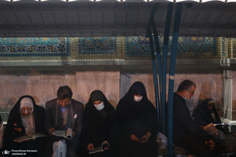 مراسم احیای شب بیست و سوم ماه رمضان در حرم مطهر امام رضا (ع)