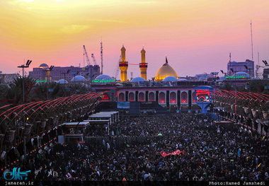 حرم مطهر امام حسین(ع) در آستانه اربعین 
