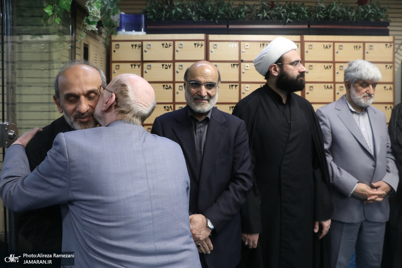 مراسم گرامیداشت شهید علی لاریجانی در مسجد بلال صدا و سیما