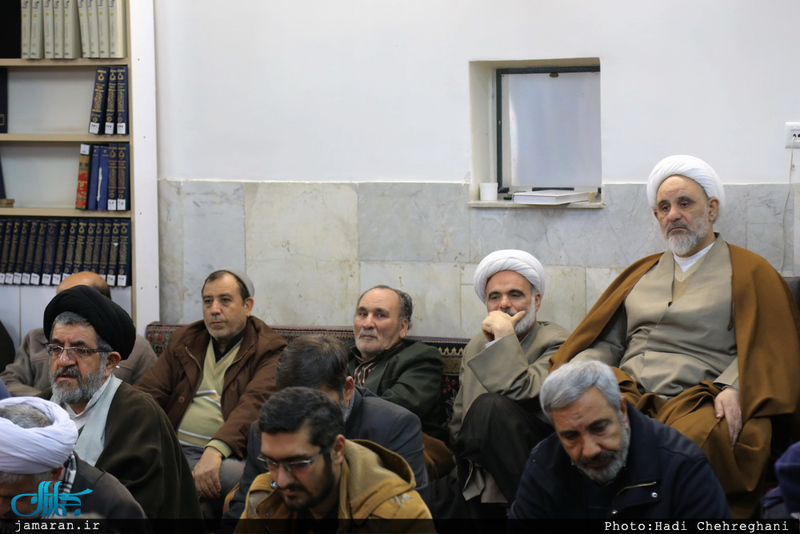 مراسم عزاداری شهات حضرت زهرا(س) در بیت آیت الله العظمی صانعی