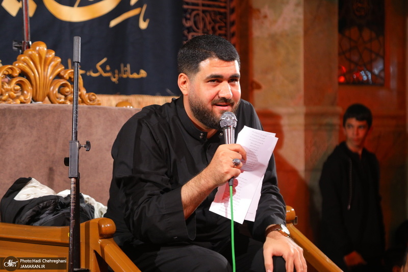 مراسم عزاداری شهادت حضرت فاطمه زهرا (س) در مسجد اعظم قم‎