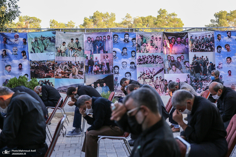 عزاداری تاسوعای حسینی(ع) هیات گردان تخریب و گردانهای لشکر 27 محمد رسول الله(ص)