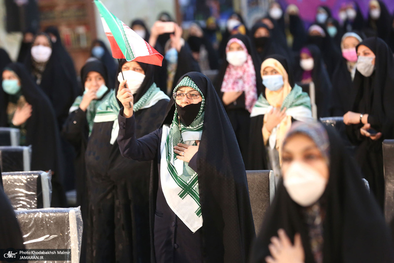 مراسم سالروز میلاد حضرت زهرا(س) و امام خمینی(ره) در حرم مطهر بنیانگذار جمهوری اسلامی ایران