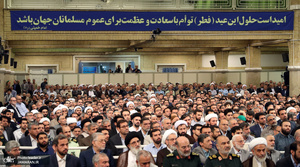 دیدار مسئولان نظام و سفرای کشورهای اسلامی با رهبر معظم انقلاب