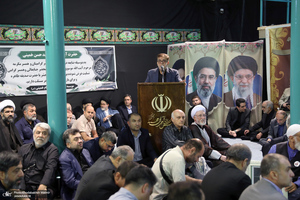 مراسم بزرگداشت همسر آیت الله موسوی بجنوردی (ره) در حسینیه شماره یک جماران-2