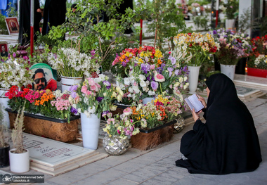  مراسم پرفیض دعای عرفه در گلزار شهدا