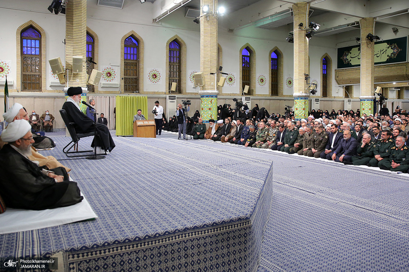 دیدار مسئولان نظام و سفرای کشورهای اسلامی با رهبر معظم انقلاب