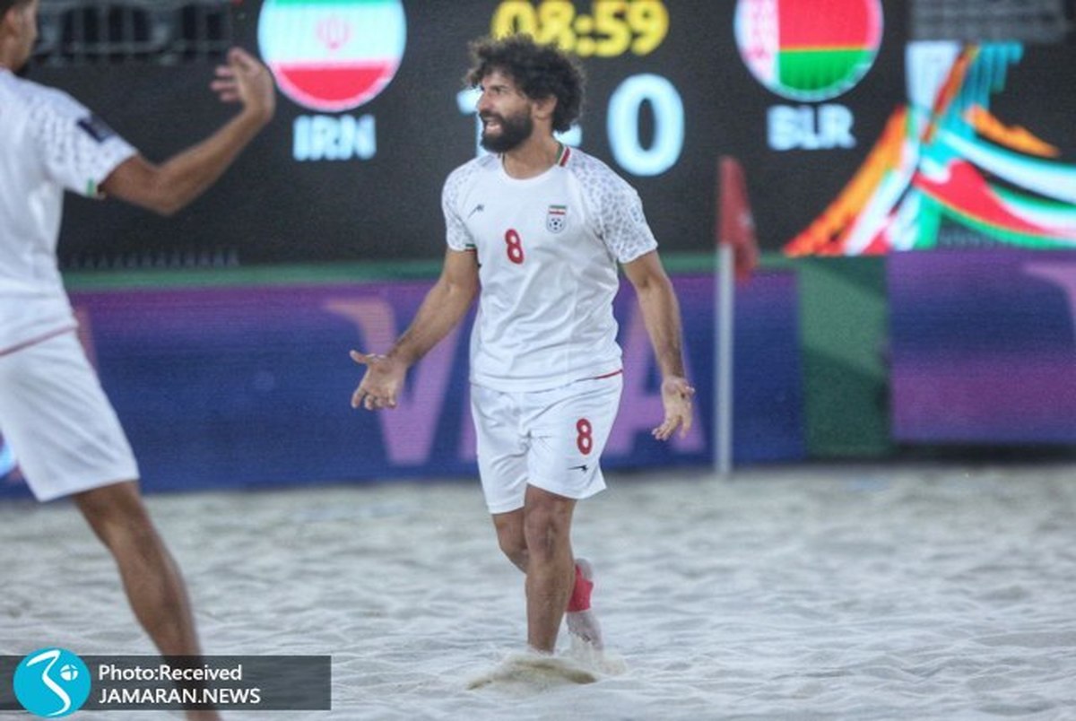 ستاره ایران بهترین پاسور جام جهانی فوتبال ساحلی