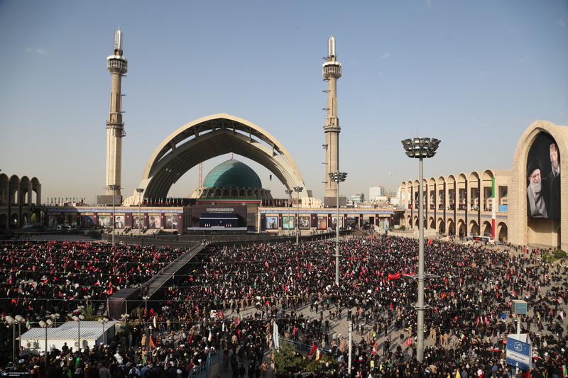 مراسم وداع رهبر شهید در مصلی امام خمینی