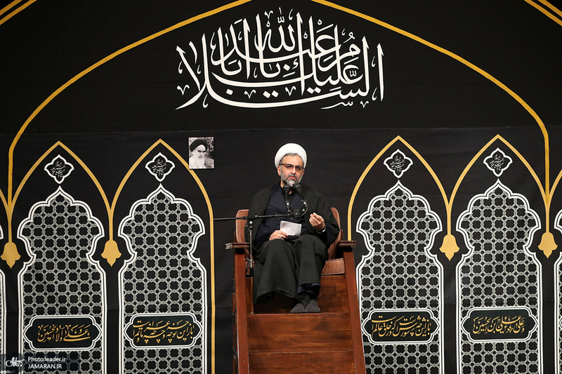 مراسم عزاداری شب تاسوعای حسینی (ع) در حسینیه امام خمینی