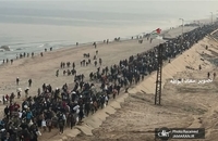 بازگشت فلسطینیان به شمال نوار غزه پس از ماه‌ها جنگ و دوری از این منطقه (7)