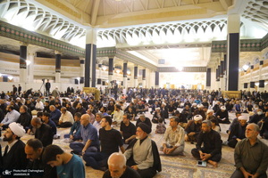 مراسم اولین سالگرد علامه حسن زاده آملی (ره) در حرم حضرت معصومه (س)‎‎