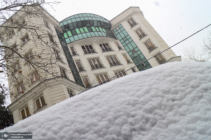 برف امروز تهران - 25 دیماه 1401