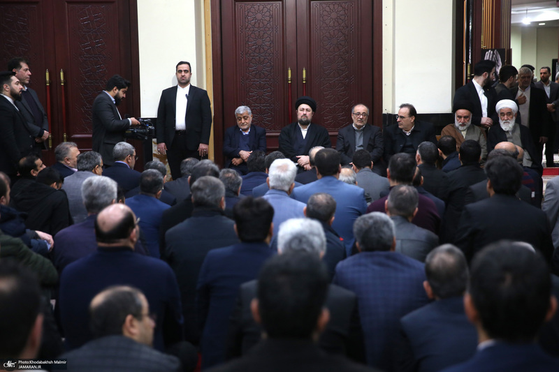 دیدار مدیران و کارکنان سازمان برنامه و بودجه با سید حسن خمینی