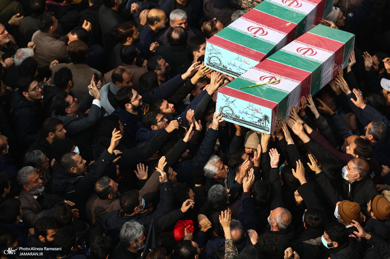 مراسم تشییع 200 شهید گمنام دفاع مقدس در تهران - 3