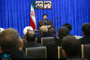 دیدار رئیس و کارکنان سازمان فرهنگ و ارتباطات اسلامی با سید حسن خمینی