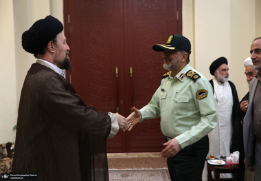 حاشیه‌های مراسم تجدید میثاق فرماندهان و کادر فراجا با آرمان‌های امام خمینی (س) 