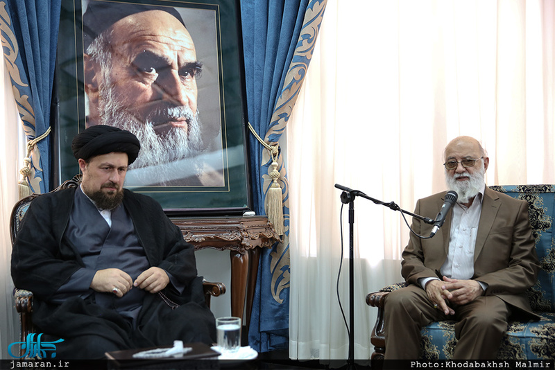 دیدار اعضای شورای اسلامی شهر تهران با سید حسن خمینی