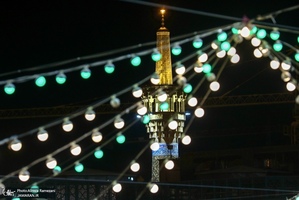 حال و هواى حرم مطهر امام رضا (ع) در شب ولادت