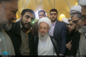 مراسم بزرگداشت آیت الله سید مهدی ابن الرضا(ره) در مسجد اعظم قم