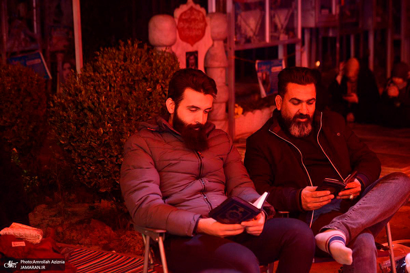 احیای شب بیست و یکم ماه مبارک رمضان در گلزار شهدای بهشت زهرا (س)