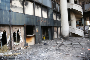 بازدید سید حسن خمینی از ساختمان شیشه ای صداوسیما