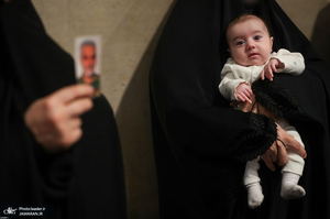 دیدار هزاران نفر از زنان و دختران با رهبر معظم انقلاب