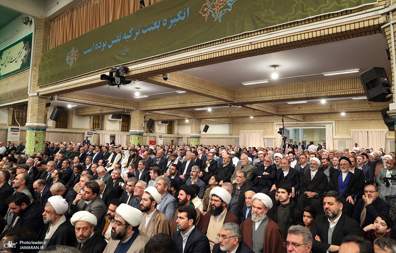 دیدار مسئولان نظام و سفرای کشورهای اسلامی با رهبر معظم انقلاب