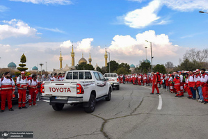 آغاز اجرای طرح ملی خدمات نوروزی هلال احمر از جوار حرم امام خمینی (س)
