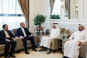کفش‌های کتونی وزیر خارجه قطر در دیدار رسمی با امیرعبداللهیان! + عکس